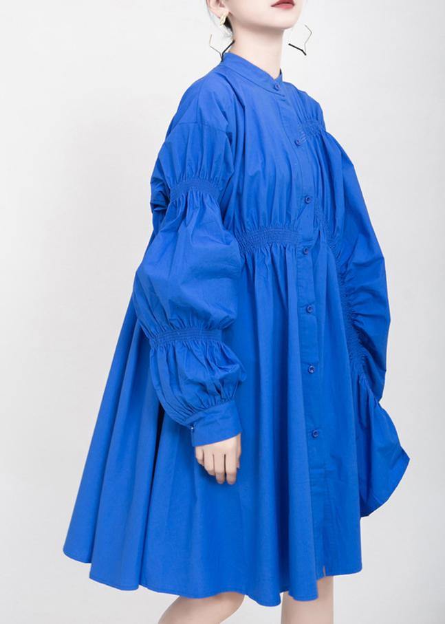 Women Asymmetrical Pleated Big Size Dress Spring
